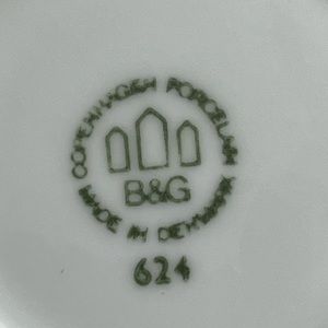 B&G Denmark Single Porcelain dinner plate